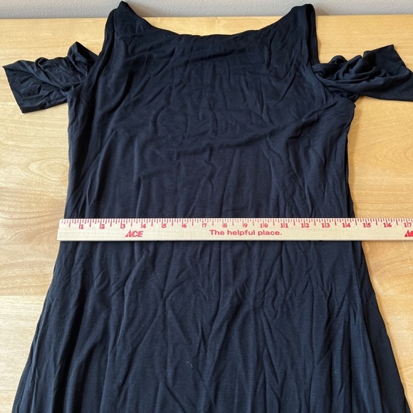 BAILEY 44 DRESS M JERSEY KNIT COLD SHOULDER PULL ON KNEE LENGTH COCKTAIL PARTY - Picture 7 of 12